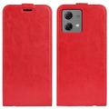 Motorola Moto G84 Vertikale Flip Case - Rot