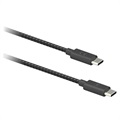 Motorola Premium USB-C zu USB-C Kabel SJCX0CCB15 - 1.5m - Schwarz / Grau