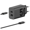 Motorola TurboPower 50 Duo Wand-ladegerät mit USB-C Kabel SJMC502