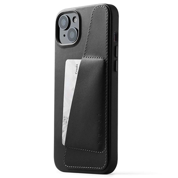 Mujjo Full Leder iPhone 11 Pro Max Wallet Schutzhülle - Schwarz