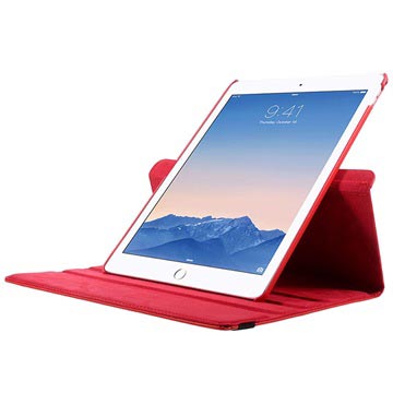 iPad Pro 12.9 Multi-Praktische Rotierend Cover - Rot