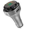 Multifunktions Kfz-Ladegerät & Bluetooth FM Transmitter AP06 - Silber