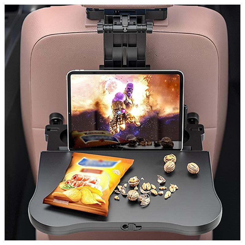 Auto Sitz Zurück Speicher Taschen Faltbare Tisch Tray Trinken