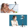 Multifunktions Selfie Stick & Tripod Ständer K22-D - Schwarz