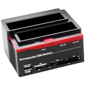 Multifunktions USB 2.0 zu SATA/IDE Dockingstation - Schwarz