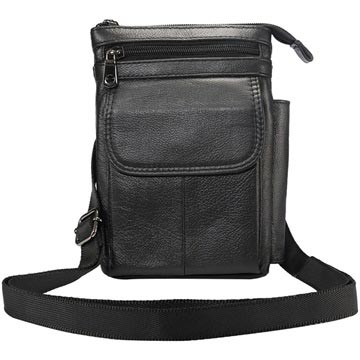 Multifunktions Universal Leder Schultertasche