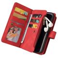Mehrzweck-Serie iPhone 14 Pro Max Schutzhülle mit Geldbörse - Rot