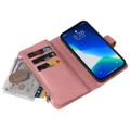 Mehrzweck-Serie iPhone 14 Pro Schutzhülle mit Geldbörse - Rosa