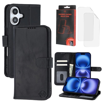iPhone 16 MyTPhone CardMate Leder Wallet Hülle