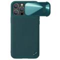 Nillkin CamShield S iPhone 14 Pro Leder Beschichtet Hülle - Grün