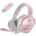 NUBWO G06 Wireless Gaming Headset mit Rauschunterdrückung Mikrofon 2.4G Bluetooth Kopfhörer Stereo Ohrhörer Komposition mit PC, Laptops, PS4, PS5, Nintendo Switch