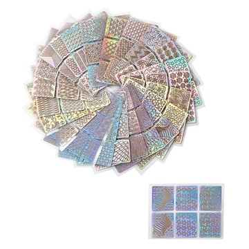 Nagel Kunst Maniküre Vorlagen-Set - 24 Stk.