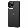 iPhone 12/12 Pro Hybrid Hülle mit Verstecktem Ständer - Schwarz / Durchsichtig