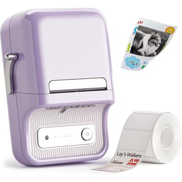 Niimbot B21 Pro Smart Etikettendrucker - 300DPI - Lila