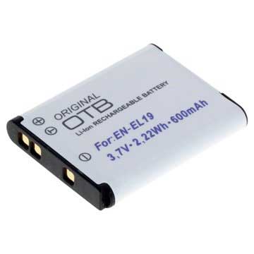 OTB Akku EN-EL19 - Nikon Coolpix S7000, S6900, S33 - 600mAh