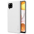 Nilkin Super Frosted Shield Samsung Galaxy A42 5G Hülle - Weiß