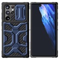 Nillkin Adventurer Samsung Galaxy S22 Ultra 5G Hybrid Hülle - Blau / Schwarz