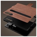 Nillkin Aoge Samsung Galaxy Z Fold3 5G Beschichtete Hülle - Braun