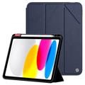 Nillkin Bevel iPad (2022) Smart Folio Hülle - Blau / Durchsichtig