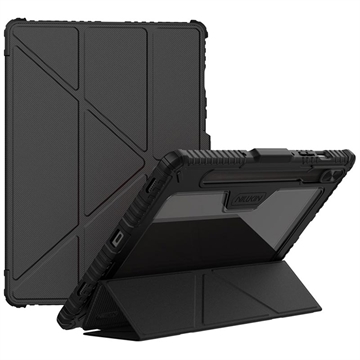 Samsung Galaxy Tab S10 FE Nillkin Bumper Smart Folio Hülle - Schwarz