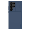 Nillkin CamShield Silky Samsung Galaxy S23 Ultra 5G Silikon Case - Blau