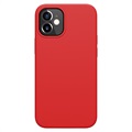 Nillkin Flex Pure iPhone 12 mini Liquid Silikonhülle - Rot