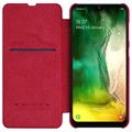 Nillkin Qin Samsung Galaxy A30, Galaxy A20 Flip Hülle mit Kartenhalter - Rot