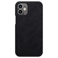 Nillkin Qin iPhone 12 mini Flip Case - Schwarz