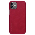 Nillkin Qin iPhone 12 mini Flip Case - Rot