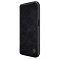 Nillkin Qin Pro iPhone 15 Pro Flip Case - Schwarz