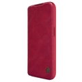 Nillkin Qin Pro iPhone 15 Pro Flip Case - Rot