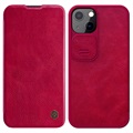 Nillkin Qin Pro Series iPhone 13 Flip Hülle - Rot