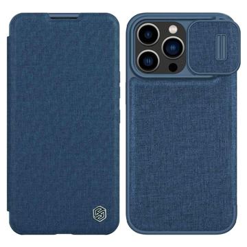 Nillkin Qin Pro Series iPhone 14 Pro Max Flip Hülle - Blau