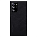 Nillkin Qin Series Samsung Galaxy Note20 Ultra Flip Hülle - Schwarz
