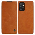 Nillkin Qin Series Samsung Galaxy A52 5G, Galaxy A52s Flip Hülle - Braun
