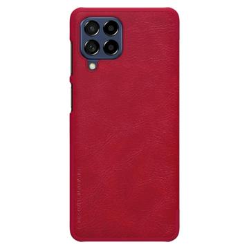 Nillkin Qin Serie Samsung Galaxy M53 Flip Hülle - Rot