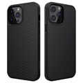 Nillkin Synthetic Karbonfaser iPhone 13 Hülle - Schwarz