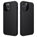 Nillkin Synthetic Karbonfaser iPhone 13 Pro Max Hülle - Schwarz