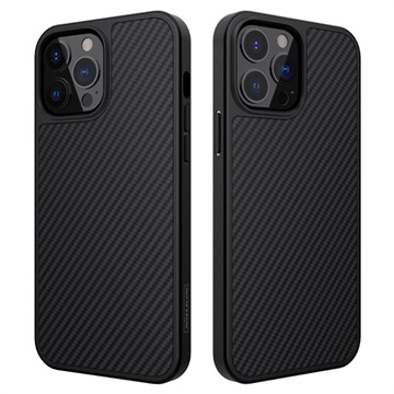 Nillkin Synthetic Karbonfaser iPhone 13 Pro Max Hülle - Schwarz