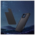 Nillkin Synthetic Karbonfaser iPhone 13 Pro Max Hülle - Schwarz