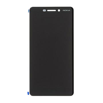 Nokia 6.1 LCD Display - Schwarz