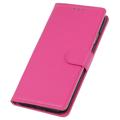 Nokia C21 Plus Schutzhülle mit Magnetverschluss - Hot Pink