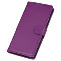 Nokia C21 Plus Schutzhülle mit Magnetverschluss - Violett