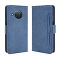 Nokia X10/X20 Wallet Hülle mit Kartenhalter - Blau