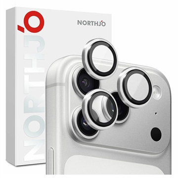 iPhone 18 Pro/18 Pro Max Northjo Kamera-Objektiv-Schutz-Set - Silber