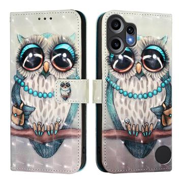 Nothing CMF Phone 2 Pro Wonder Serie Wallet Hülle - Eule