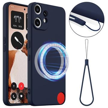 Nothing CMF Phone 2 Pro Liquid Silikonhülle - MagSafe-kompatibel - Dunkel Blau