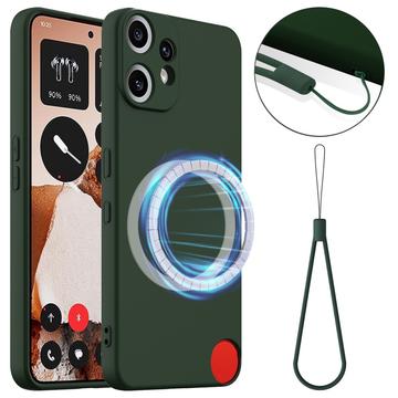 Nothing CMF Phone 2 Pro Liquid Silikonhülle - MagSafe-kompatibel - Dunkel Grün