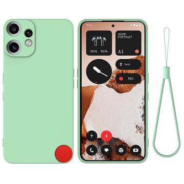 Nothing CMF Phone 2 Pro Liquid Silikonhülle mit Handschlaufe - Grün