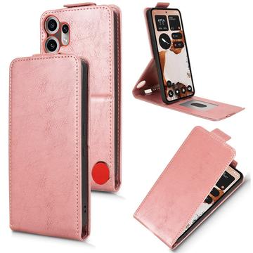 Nothing CMF Phone 2 Pro Vertikal Flip Hülle mit Ständer - Roségold